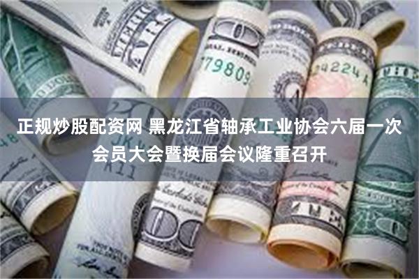 正规炒股配资网 黑龙江省轴承工业协会六届一次会员大会暨换届会议隆重召开